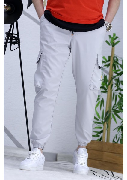 Erkek Jogger Kargo Cepli Paraşüt Pantalon (Dar Kesim) fırsatları