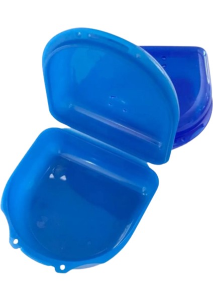 Diş Protez Kutusu - Diş Saklama -Kabı Küçük Boy -(Mavi) ( 2 Adet ) fiyatları