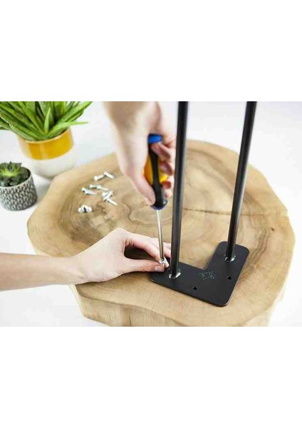 Metal Sehpa Ayağı 50CM Içi Dolu 10'luk Milden fırsatları