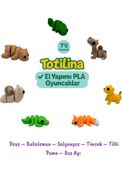 7'li Set Hayvan Figürleri