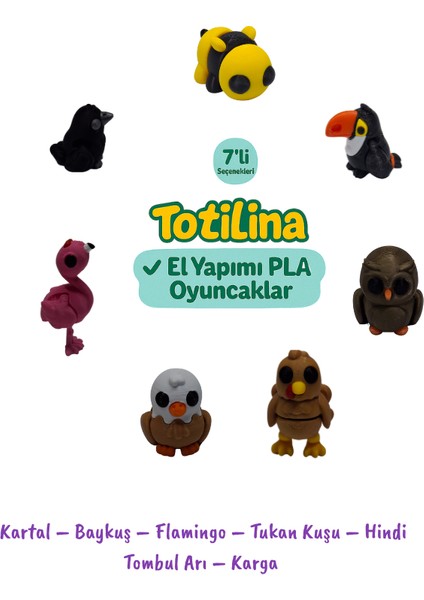 7'li Set Hayvan Figürleri