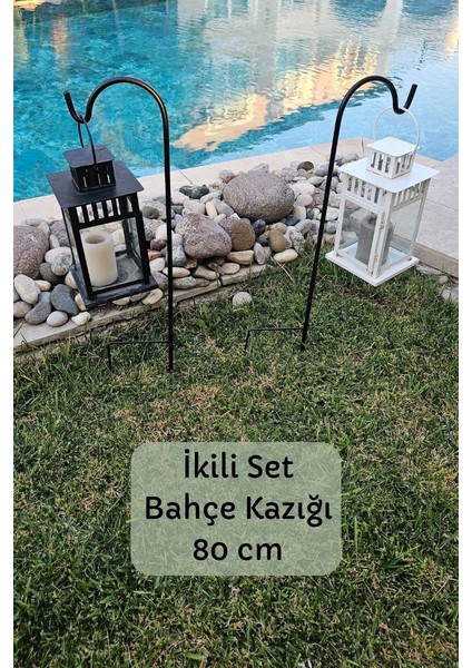Bahçe Kazığı – Bahçe Direği 2li Set – 80 cm