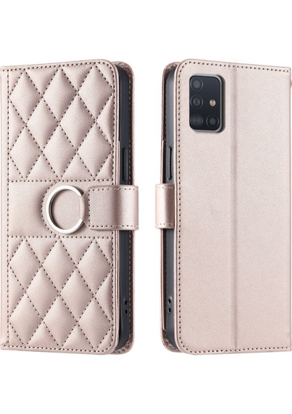 Samsung Galaxy A71 4g Flip Kılıf Manyetik Halka Deri Flip Ince Cüzdan Kılıfı Kart Tutucu ve Uzun Askılı (Yurt Dışından) indirimleri