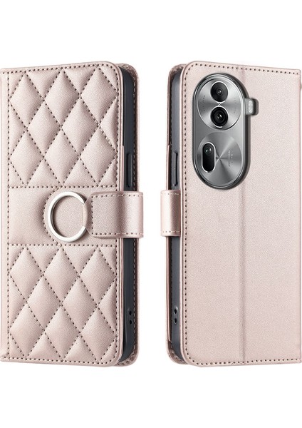 Oppo Reno 11 Pro 5g Flip Kılıf Manyetik Halka Deri Flip Ince Cüzdan Kılıfı Kart Tutucu ve Uzun Askılı (Yurt Dışından) indirimleri