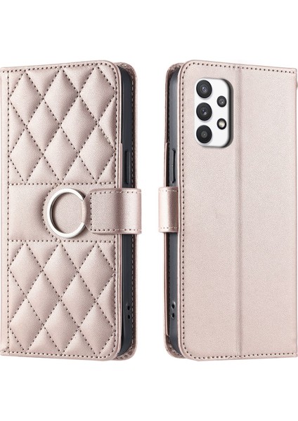 Samsung Galaxy A32 4g Flip Kılıf Manyetik Halka Deri Flip Ince Cüzdan Kılıfı Kart Tutucu ve Uzun Askılı (Yurt Dışından) indirimleri