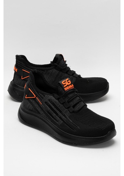Erkek Triko Sneaker Rahat Hava Alabilen Kokusuz Spor Ayakkabı Siyah fiyatları