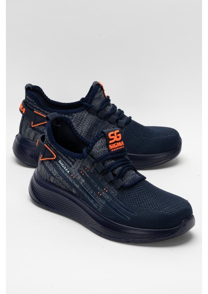 Erkek Triko Sneaker Rahat Hava Alabilen Kokusuz Spor Ayakkabı Lacivert fiyatları