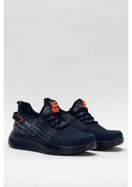 Erkek Triko Sneaker Rahat Hava Alabilen Kokusuz Spor Ayakkabı Lacivert modelleri