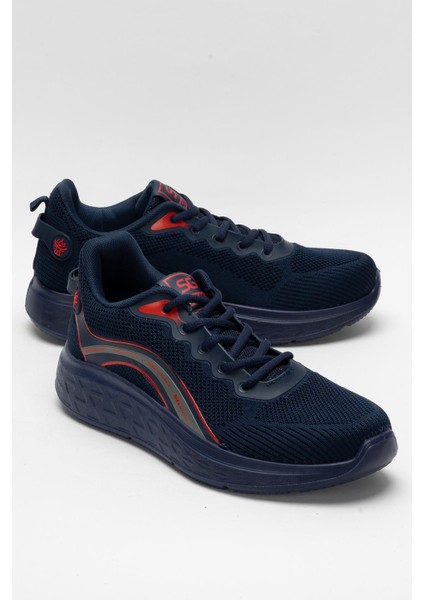 Erkek Triko Sneaker Rahat Hava Alabilen Kokusuz Spor Ayakkabı Lacivert fiyatları
