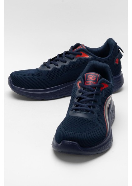 Erkek Triko Sneaker Rahat Hava Alabilen Kokusuz Spor Ayakkabı Lacivert indirimleri