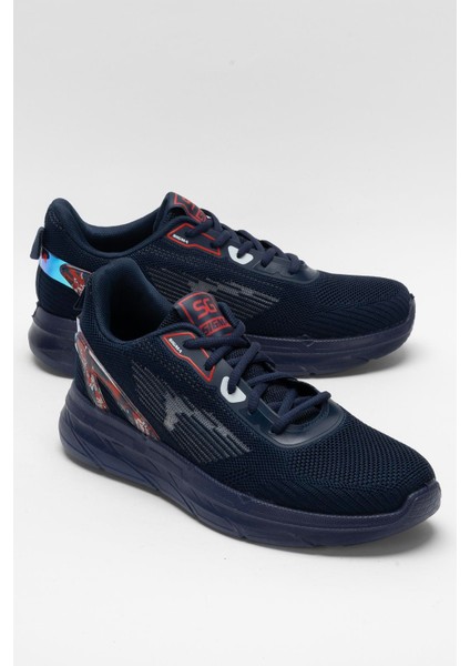 Erkek Triko Sneaker Rahat Hava Alabilen Kokusuz Spor Ayakkabı Lacivert fiyatları