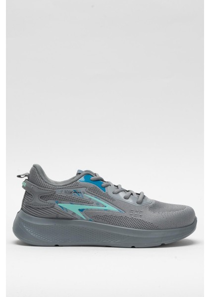 Erkek Triko Sneaker Rahat Hava Alabilen Kokusuz Spor Ayakkabı Gri