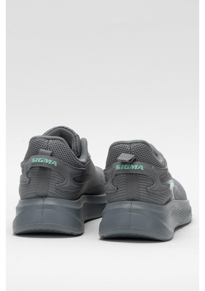 Erkek Triko Sneaker Rahat Hava Alabilen Kokusuz Spor Ayakkabı Gri
