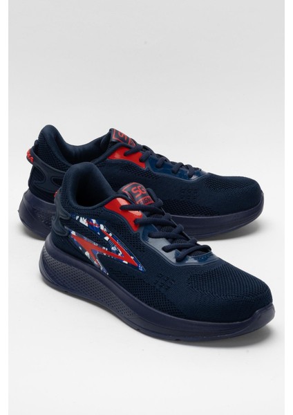 Erkek Triko Sneaker Rahat Hava Alabilen Kokusuz Spor Ayakkabı Lacivert fiyatları