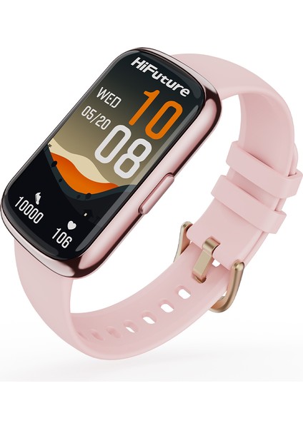 EVO2 Bluetooth 5.2 1.47” Ekran 1 ATM Su Geçirmez iOS&Android Uyumlu 24+ Spor Modu Nabız Spor Kan Oksijen Takibi Akıllı Bileklik Pembe fiyatları