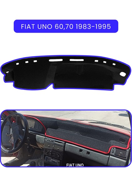 Fıat Uno 60,70 1983-1995 Modellerine Uyguntorpido Koruma Halısı Mavi Kenar