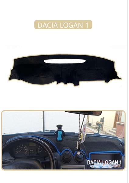 Dacıa Logan 1torpido Koruma Halısı Bej Kenar
