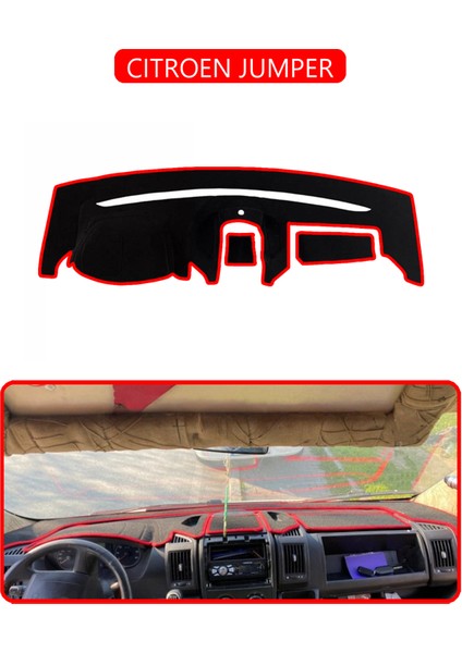 Cıtroen Jumpertorpido Koruma Halısı Kırmızı Kenar