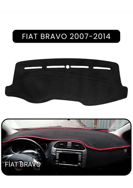 Fıat Siena 2005-2012 Modellerine Uyguntorpido Koruma Halısı Siyah Kenar
