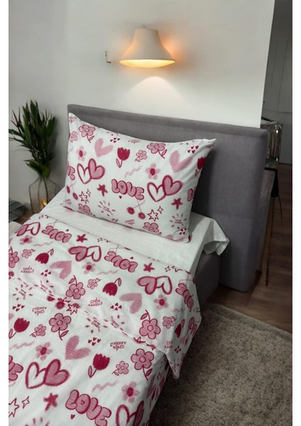 Tek Kişilik Love Nevresim Takımı fiyatları