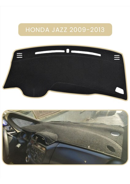 Honda Jazz 2009-2013TORPİDO Koruma Halısı Bej Kenar