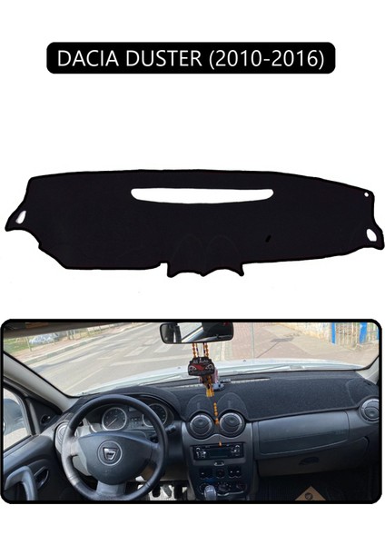 Dacıa Duster 2010-2016TORPİDO Koruma Halısı Siyah Kenar