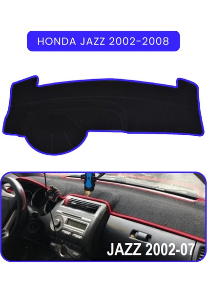 Honda Jazz 2002-2008TORPİDO Koruma Halısı Mavi Kenar