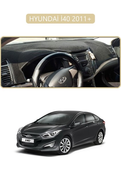 Hyundai I40 2011+ (I30 )Torpido Koruma Halısı Bej Kenar