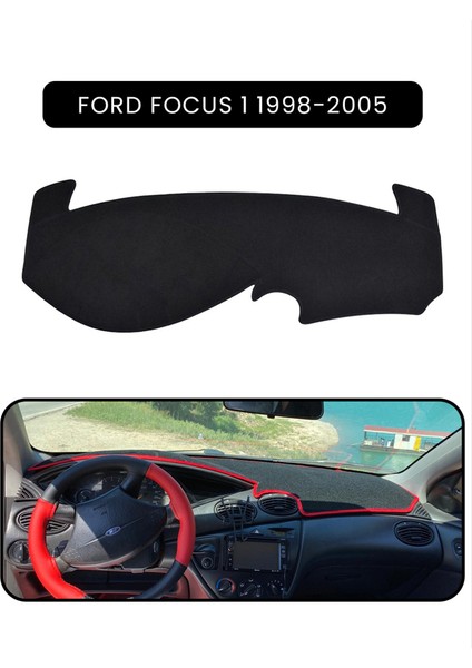 Ford Focus 1 (1998-2005)TORPİDO Koruma Halısı Siyah Kenar