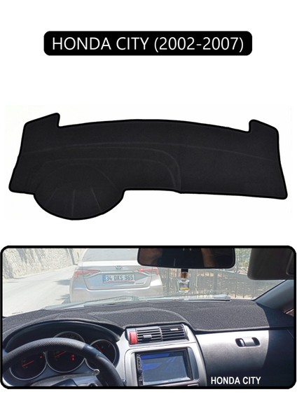 Honda Cıty 2002-2007TORPİDO Koruma Halısı Siyah Kenar