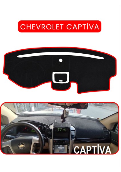 Chevrolet Captivatorpido Koruma Halısı Kırmızı Kenar
