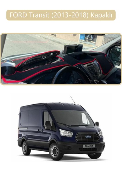Ford Transit (2013-2018) Kapaklıtorpido Koruma Halısı Bej Kenar