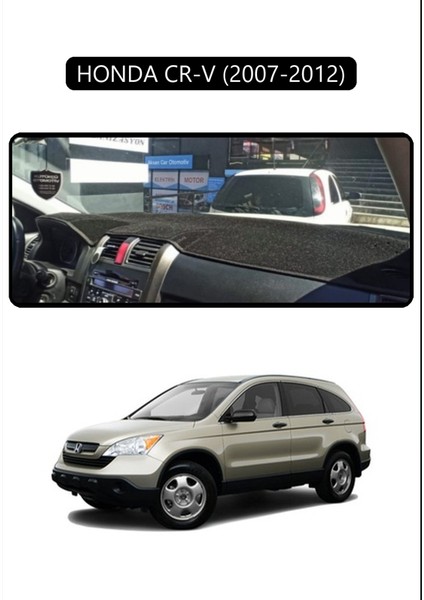 Honda Cr-V 2007-2012TORPİDO Koruma Halısı Siyah Kenar