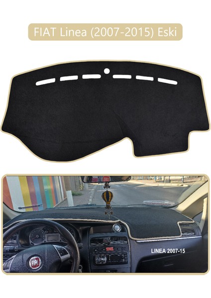 Fıat Linea 2007-2015 Modellerine Uygun Eskitorpido Koruma Halısı Bej Kenar