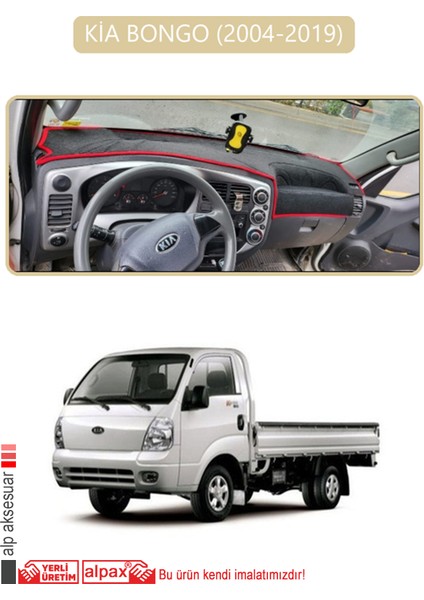 Kia Bongo 2004-2019TORPİDO Koruma Halısı Bej Kenar