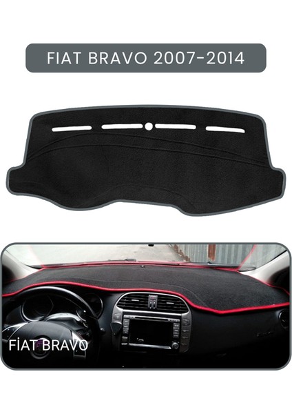 Fıat Bravo 2007-2014 Modellerine Uyguntorpido Koruma Halısı Gri Kenar