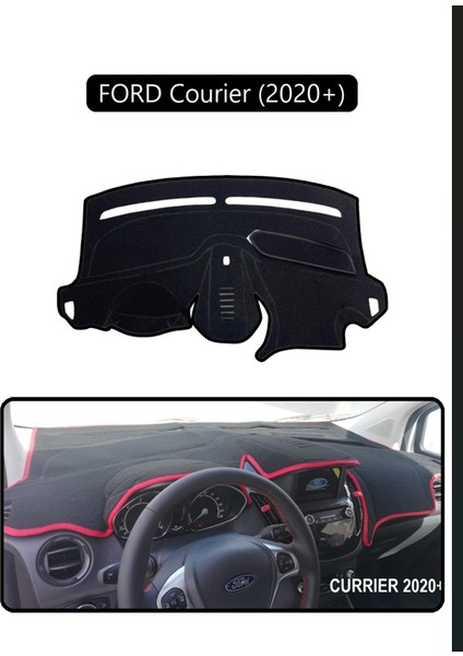 Ford Courier 2020 +Torpido Koruma Halısı Siyah Kenar