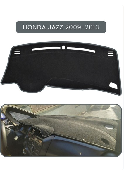 Honda Jazz 2009-2013TORPİDO Koruma Halısı Gri Kenar