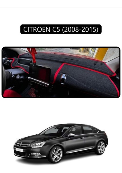 Cıtroen C5 2008-2015TORPİDO Koruma Halısı Siyah Kenar