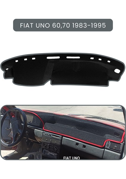 Fıat Uno 60,70 1983-1995 Modellerine Uyguntorpido Koruma Halısı Gri Kenar