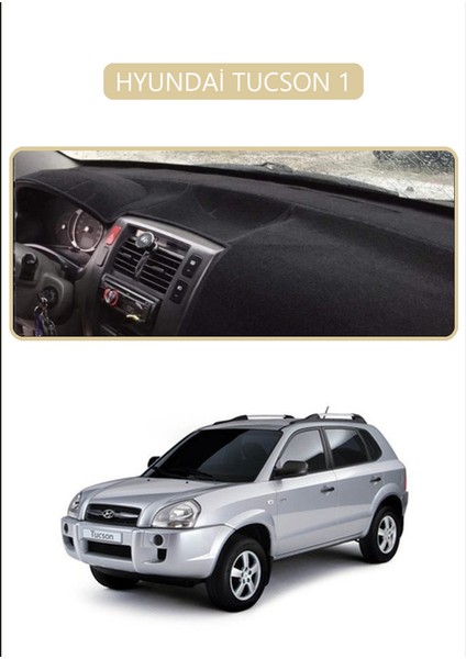 Hyundai Tucson 1torpido Koruma Halısı Bej Kenar