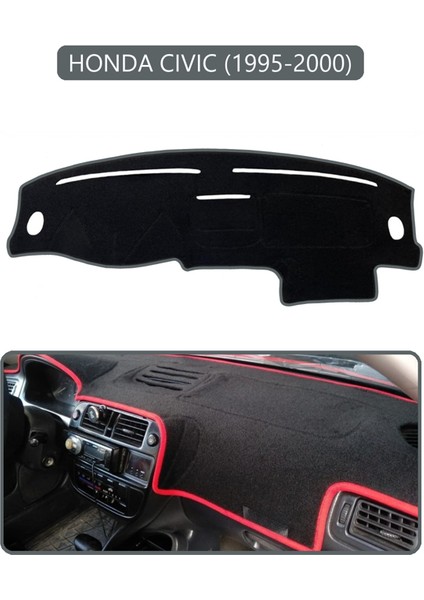Honda Cıvıc 1995-2000TORPİDO Koruma Halısı Gri Kenar