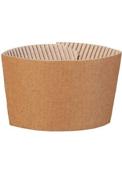 14OZ - 16OZ Kraft Karton Bardak Kılıfı - 50 Adet Kahve Tutacak Taşıma Coffee Cafe Ambalaj