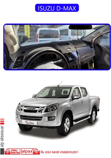 Isuzu D-Maxtorpido Koruma Halısı Mavi Kenar