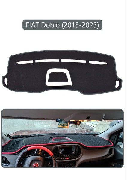 Fıat Doblo 2015-2023 Modellerine Uygun Eski Ortası Açıktorpido Koruma Halısı Gri Kenar