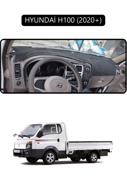Hyundai H100 2020+TORPİDO Koruma Halısı Siyah Kenar