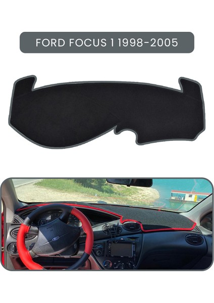 Ford Focus 1 (1998-2005)TORPİDO Koruma Halısı Gri Kenar