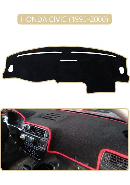 Honda Cıvıc 1995-2000TORPİDO Koruma Halısı Bej Kenar