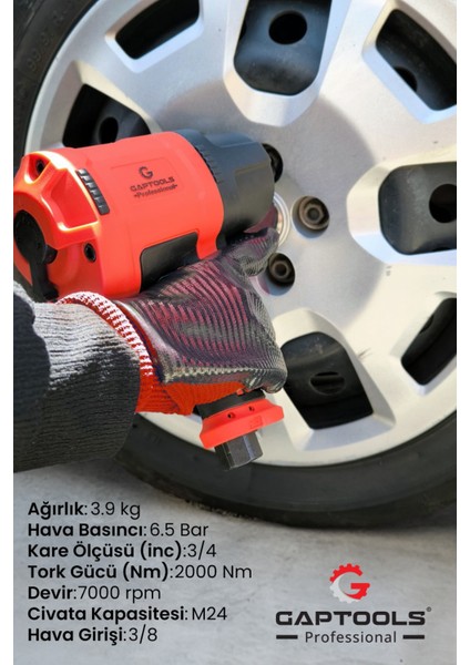 Havalı Somun Sökme 3/4 GP3401