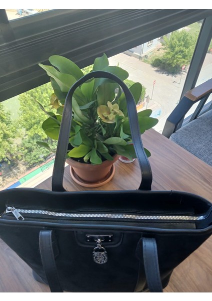 Wolını Kadın Süet Büyük Omuz Çantası modelleri